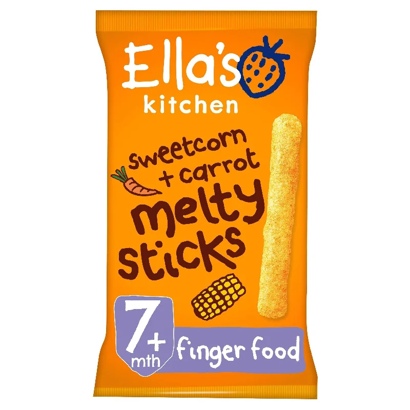 ---Classification by brand or style: -Bite-resistant dog toy recommendations   - Natural ingredient cat food  - The effect of dog food on dental healthElla's Kitchen Organic Sweetcorn & Carrot Melty Sticks Baby Snack 7+ Months 16g