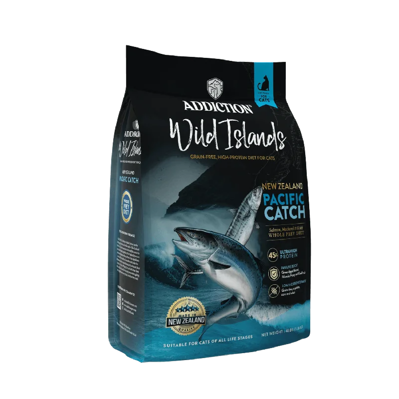    - Cat food for digestive health  Classification by function or use:- Rabbit toy selection   - Cat food for digestive health  - Dog food nutritional analysisWild Islands Pacific Catch Premium King Salmon Mackerel & Hoki Dry Cat Food