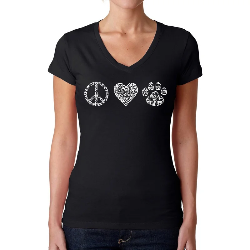 - Teething and chewing toys for puppiesPet retro style clothes- Rabbit toy selection   - Where to buy imported cat food  - Weight loss dog foodPeace Love Cats  - Women's Word Art V-Neck T-Shirt