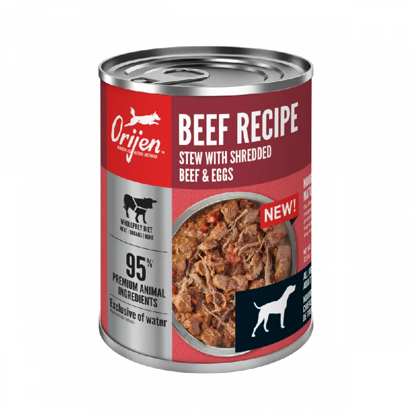  -Cost-effective dog foodPet winter warm clothes- How to clean pet toys   - Cat food for immune system support   -Cost-effective dog foodORIJEN Beef Recipe Stew with Shredded Beef and Eggs Grain Free Dog Food