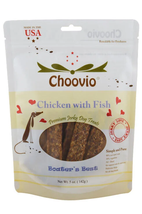 - Special food for senior dogsFocus on health and safety:- Wooden pet toy recommendations   - Chicken flavor cat food  - Special food for senior dogsChoovio Chicken With Fish Jerky