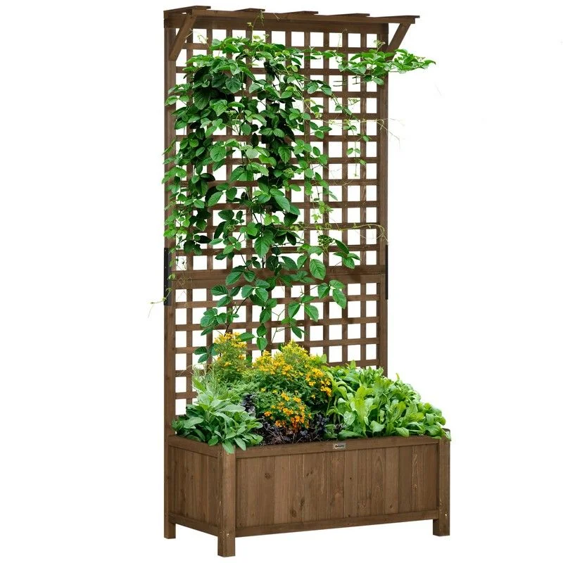 - Dog anti-slip matClassification by brand or style: -Bite-resistant dog toy recommendations6. **Special Needs**  - Dog food discountsOutsunny Wood Planter with Trellis for Vine Climbing